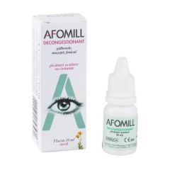 Afomill Decongestionant pentru ochi iritați și înroșiți, 10ml